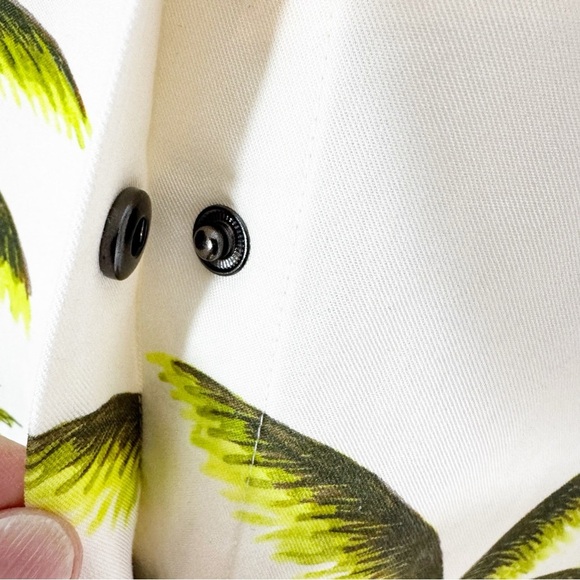 Anthropologie Scotch & Soda Holiday Tropical Shirt Dress Size XS - Picture 15 of 16